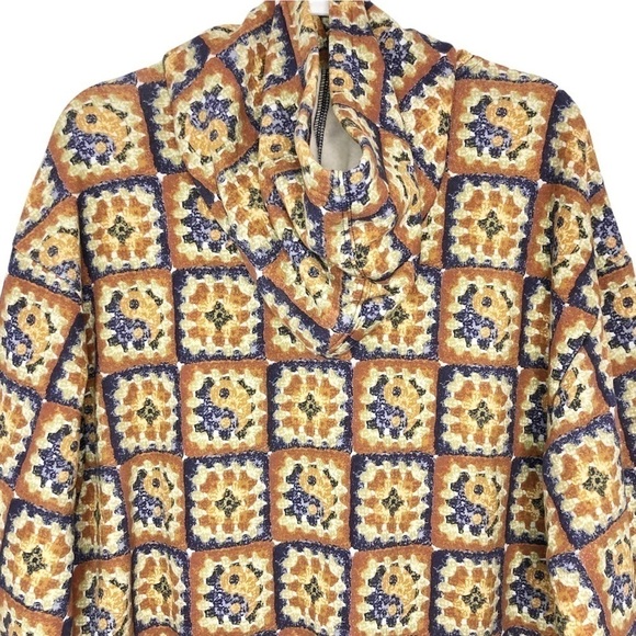 𝅺Urban Outfitters Out From Under Kacy Orange Motif Hoodie NWT - Picture 5 of 14